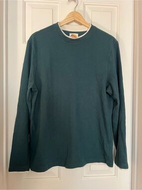 C&C California Long Sleeve Crewneck in Teal